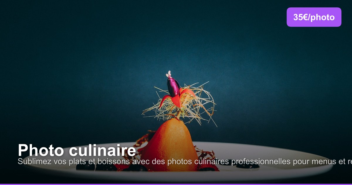 Photo culinaire - Photographe Belgique en Belgique