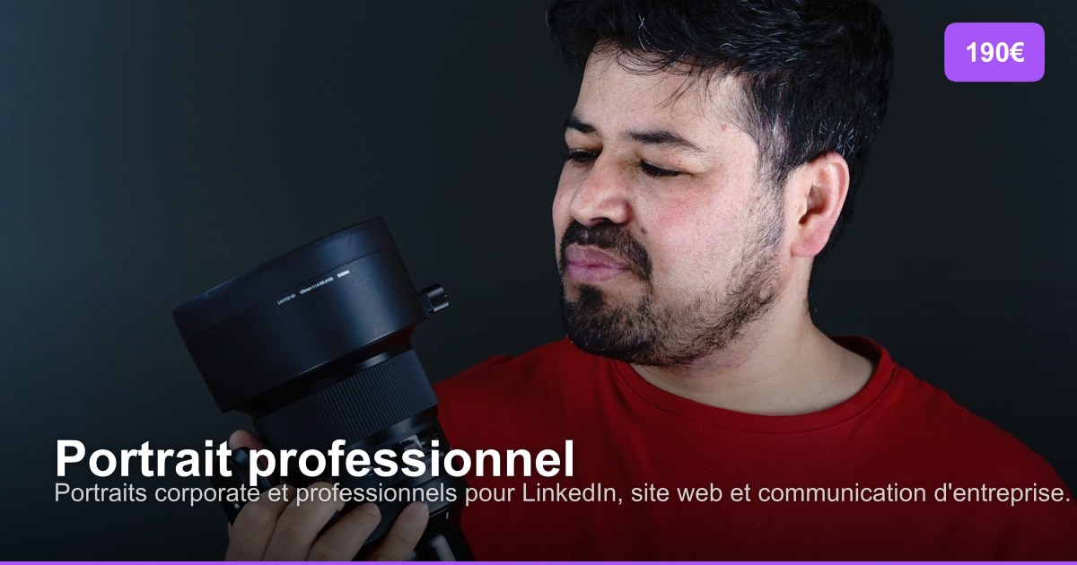 Portrait professionnel - Photographe Belgique en Belgique